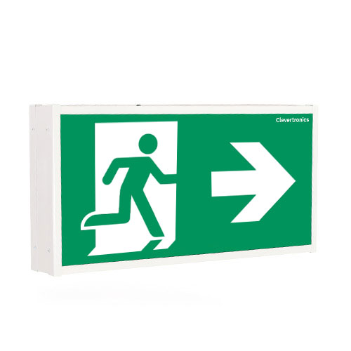 Jumbo 40m Exit, Surface Mount, LP, Clevertest Plus, All Pictograms, Single or Double Sided